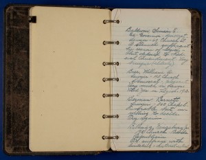 Gladys Bragdon Notebook, Section B, Page 01